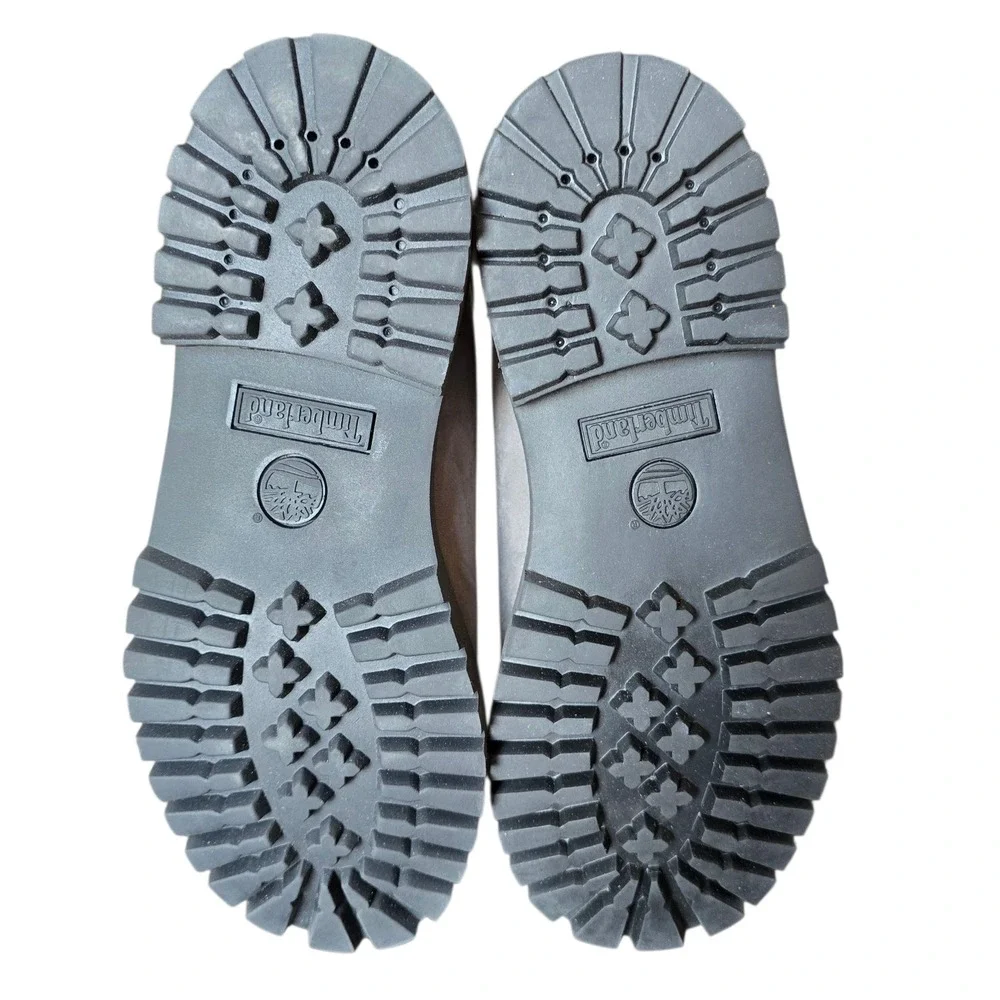 Timberland 6 Inch Premium Padded‎ Collar Gray Nubuck Leather Boots